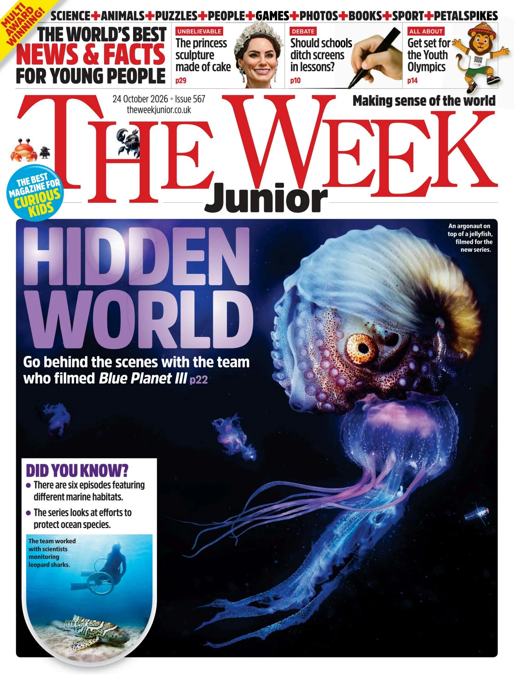 The Week Junior UK 英國青少年週刊 2026年套組