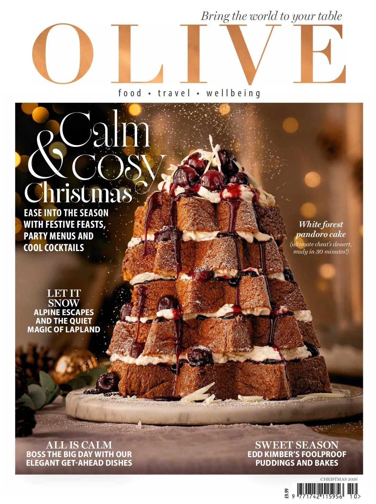 Olive UK 美食愛好者烹饪西餐雜誌 2026年套組