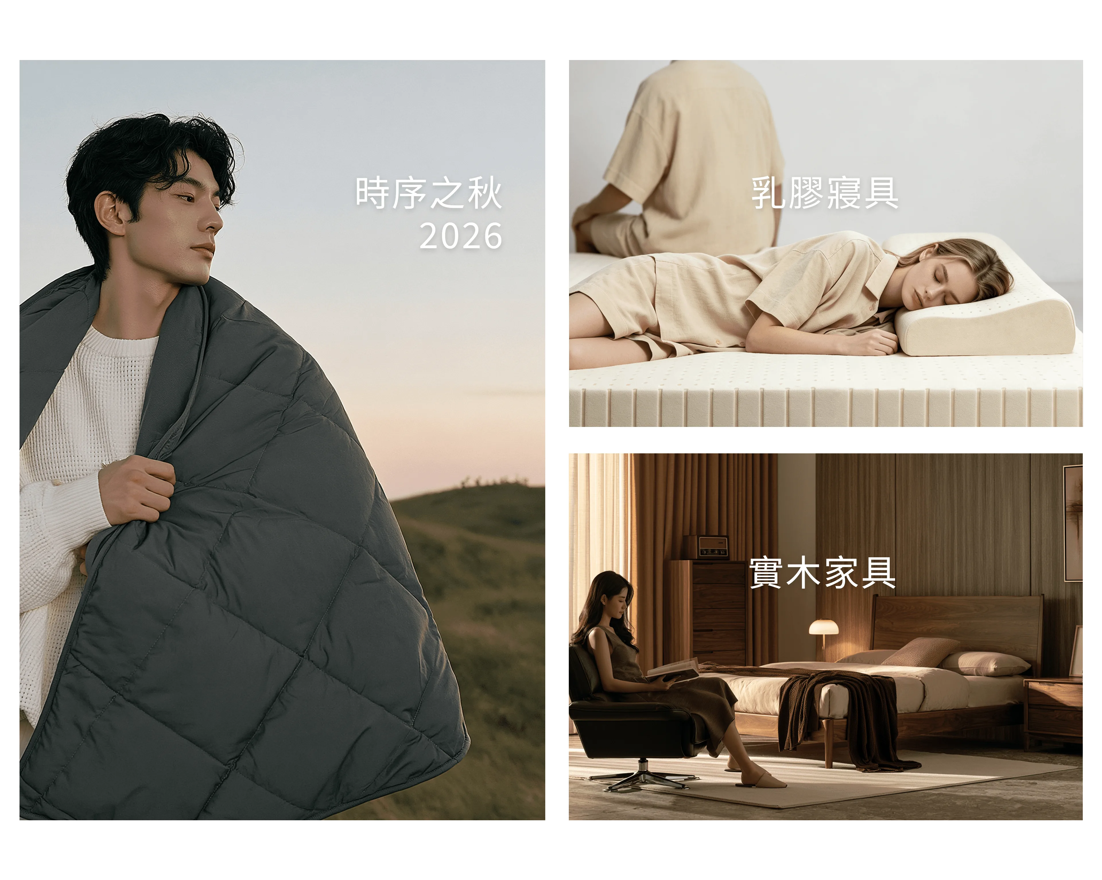 安迪寢具 2026 時序之秋