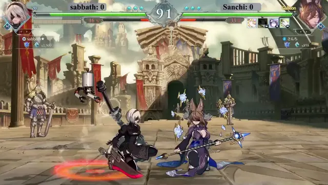 GBVSR：🔥sabbath (2B) Vs Sanchi (Galleon)🔥｜ High Level Gameplay (fM…
