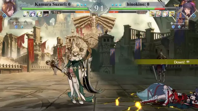GBVSR：🔥Kamura Suzuri (Galleon) Vs hinokino (Yuel)🔥｜ High Level Ga…