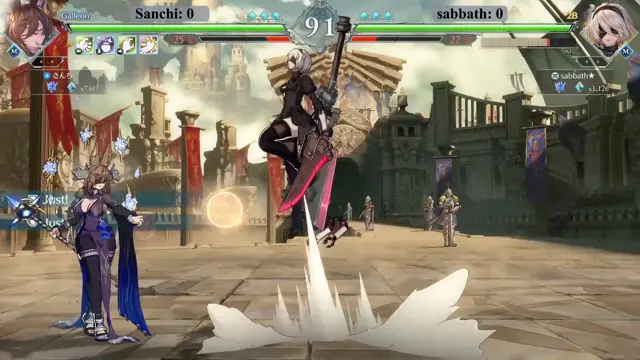 GBVSR：🔥Sanchi (Galleon) Vs sabbath (2B)🔥｜ High Level Gameplay (Nc…