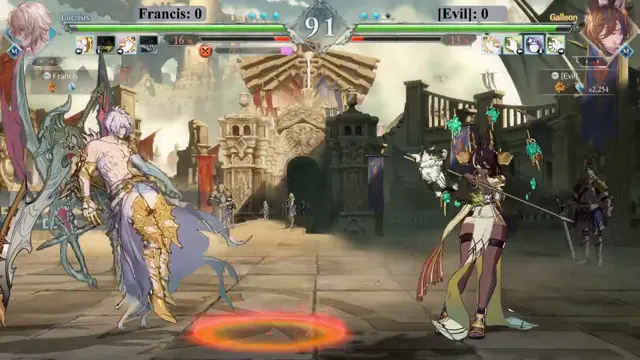 GBVSR：🔥Francis (Lucilius) Vs [Evil] (Galleon)🔥｜ High Level Gamepl…