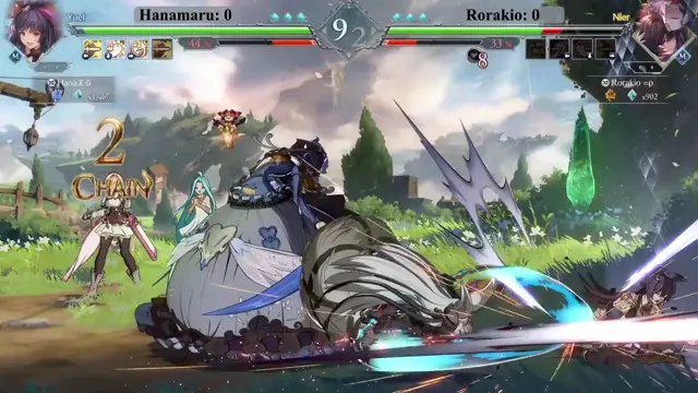 GBVSR：🔥Hanamaru (Yuel) Vs Rorakio (Nier)🔥｜ High Level Gameplay (i…